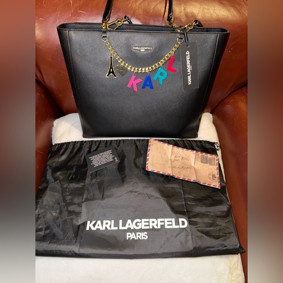 Karl Lagerfeld Handbags - Karl Lagerfeld NWT Tote Maybelle letter from Karl in Paris